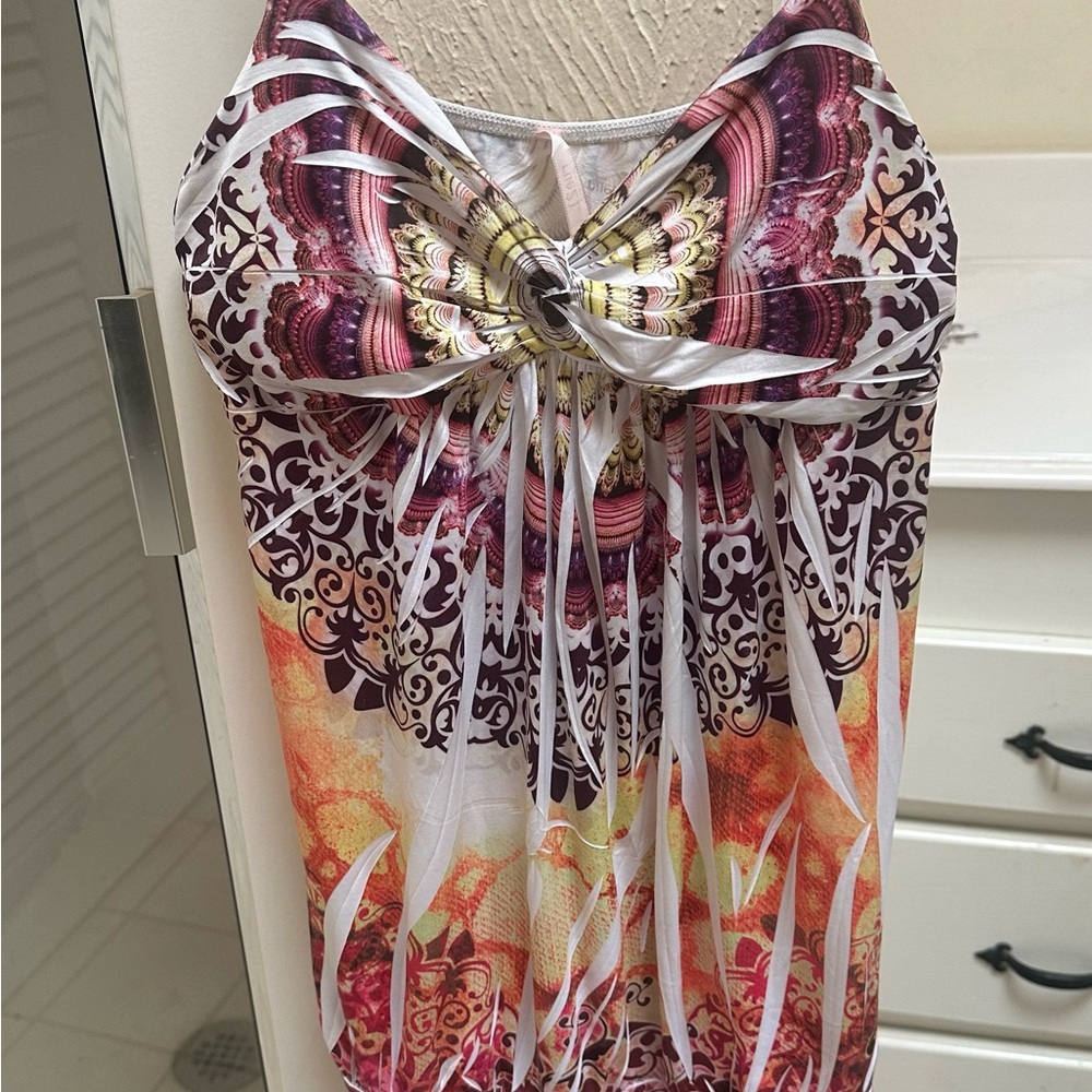 Elegant Multicolor Tank Top